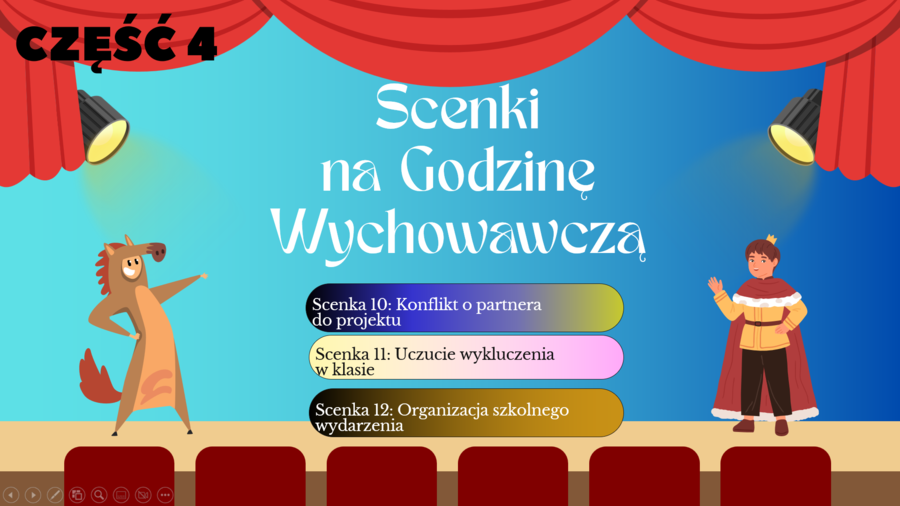 Świetna zabawa na godzinę wychowawczą – Scenki na godzinę wychowawczą część 4 – do wyświetlenia w formie PREZENTACJI – Pomysł na godzinę wychowawczą