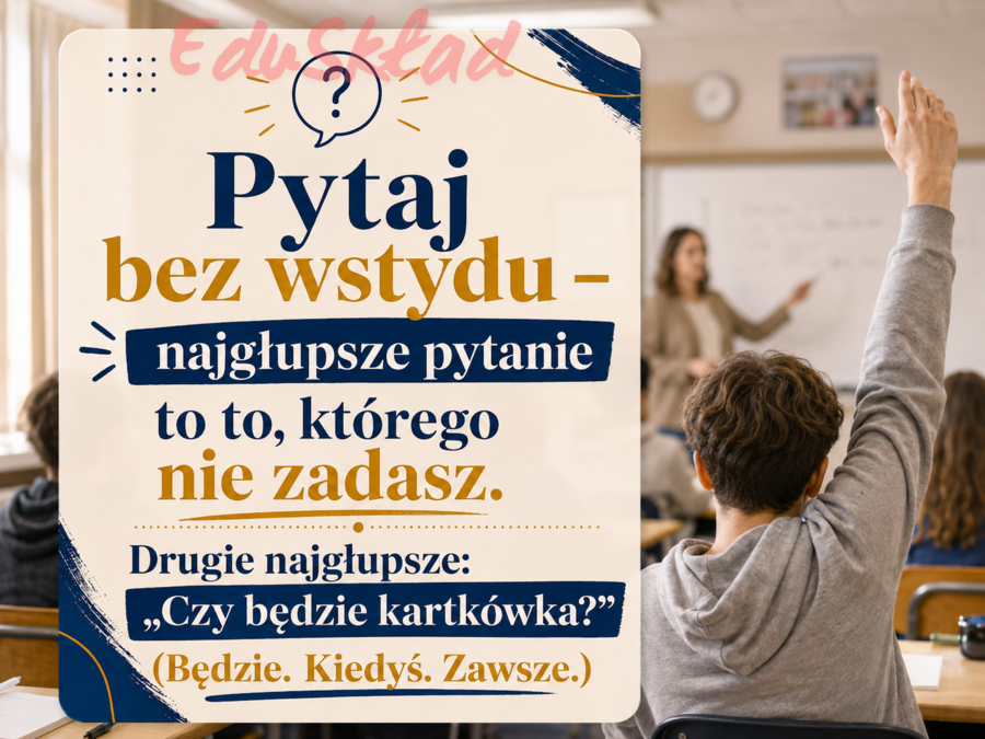 🎒 Dobre rady na początek roku szkolnego – gazetka ścienna w nowoczesnej stylistyce