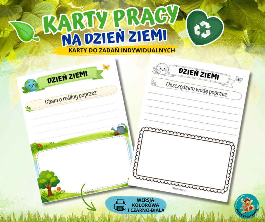 KARTY PRACY NA DZIEŃ ZIEMI