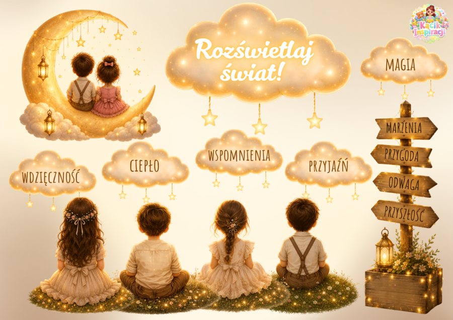 ✨ DEKORACJA NA ZAKOŃCZENIE ROKU „ROZŚWIETLAJ ŚWIAT!” ✨