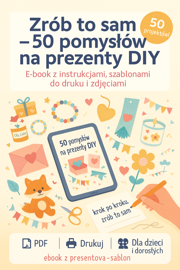 Zrób to sam – 50 pomysłów na prezenty DIY
