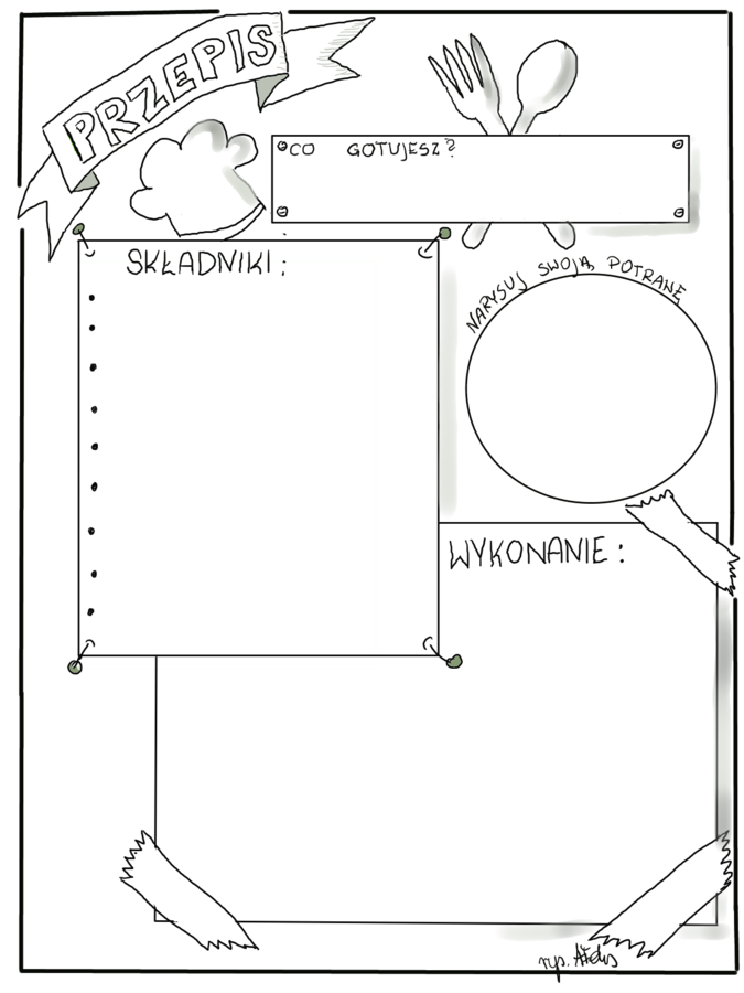 Język polski. Karta pracy-przepis