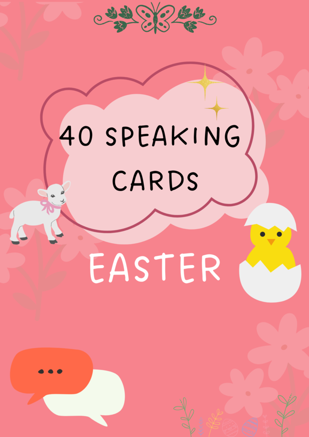 Wielkanoc/ Karty do mówienia/ Mówienie/ Speaking/ Konwersacje/ Easter/ Klasy 4-6/ Klasy 6-8/ Liceum/ SP/ Warm-up/ Rozgrzewka