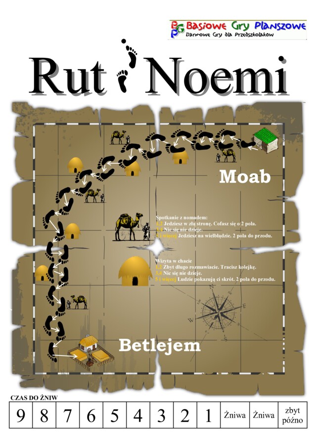 Rut i Noemi – Gra planszowa