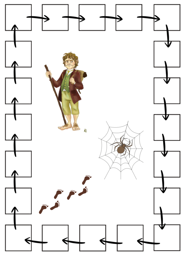 "Hobbit" - stacje zadaniowe (lekcja w ruchu)