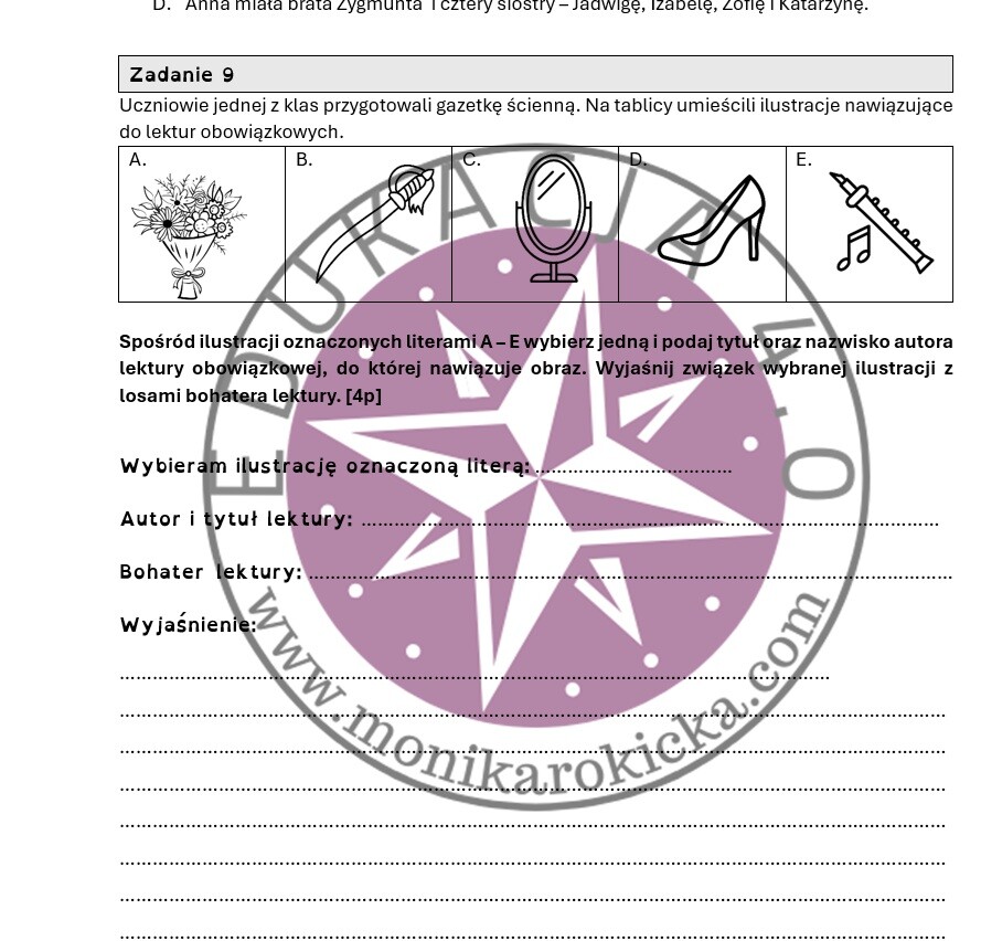 TESTY - materiały ćwiczeniowe do E8