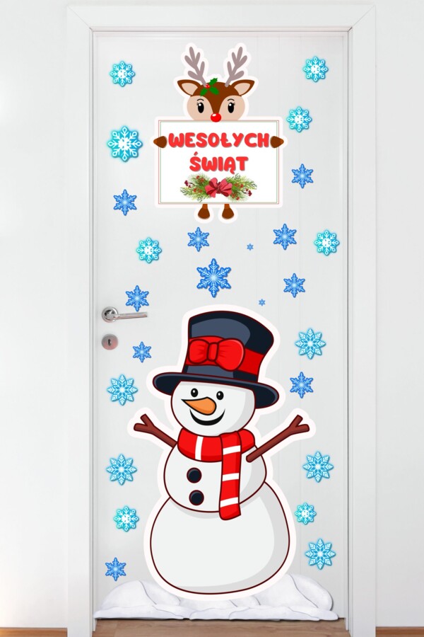 ŚWIĄTECZNA DEKORACJA NA DRZWI - dekoracja XXL