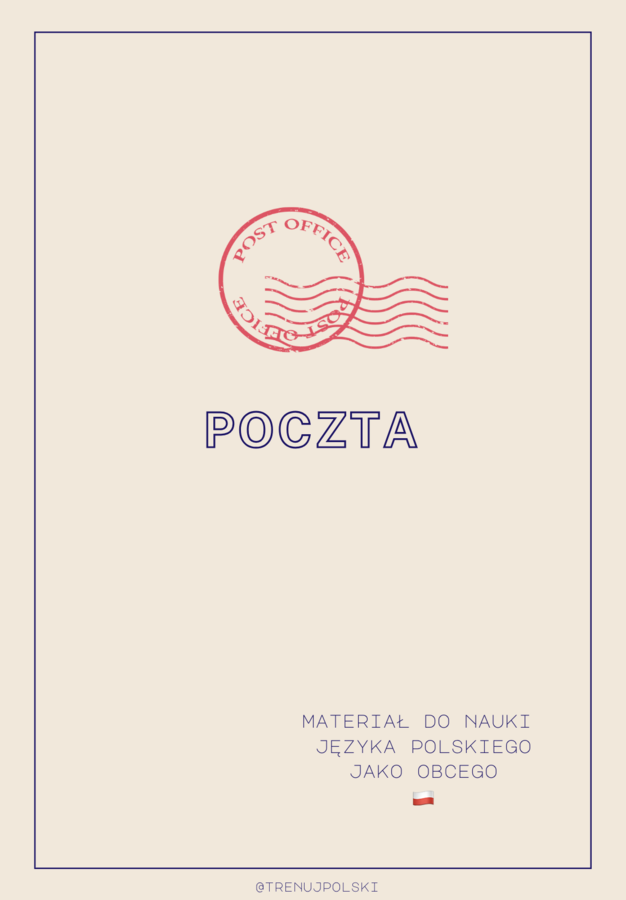 Poczta 🏤 - gotowa lekcja poziom A2-B1 🗣️🖊️