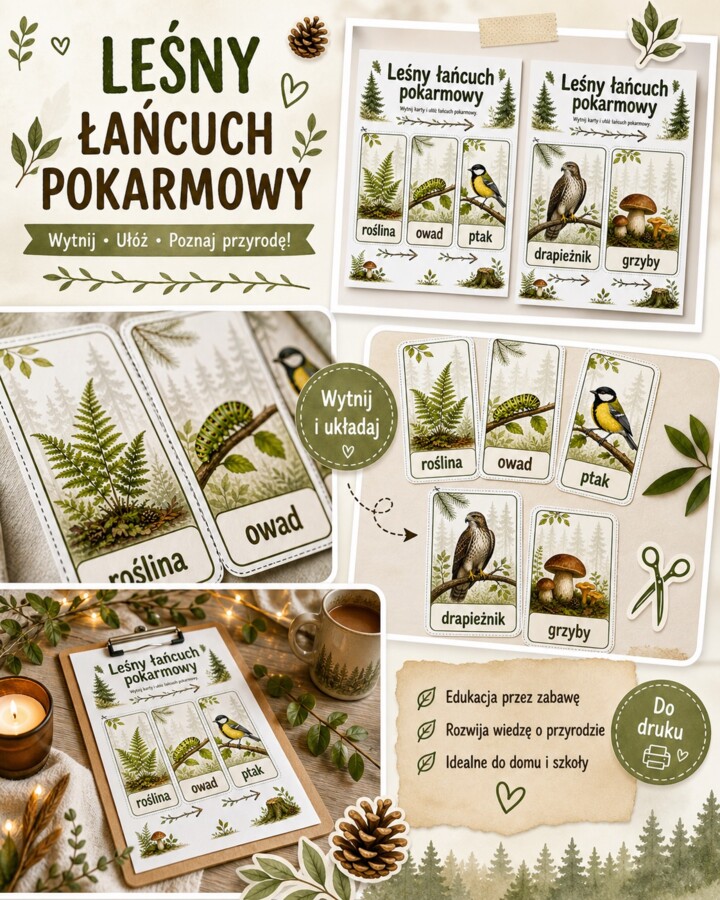 Leśny łańcuch pokarmowy