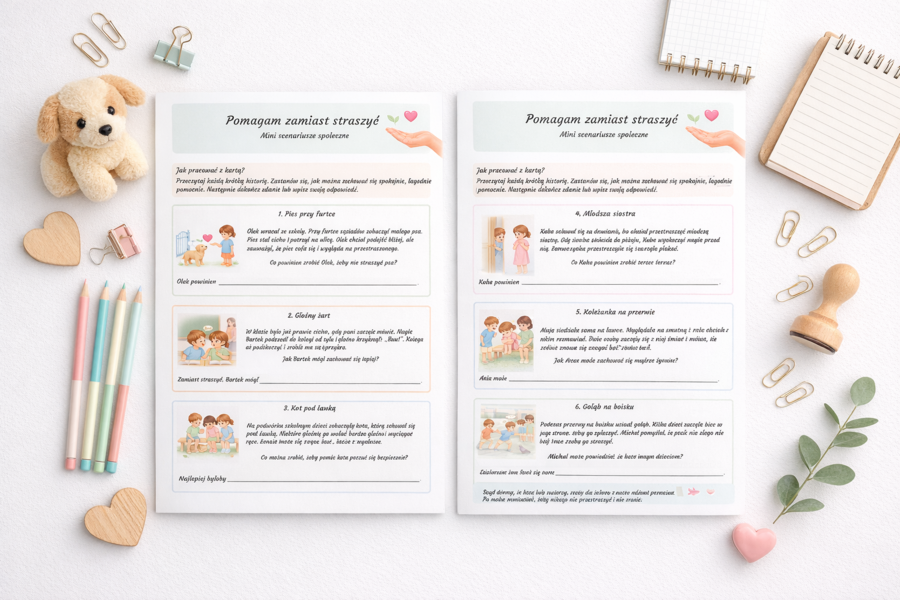 Pomagam zamiast straszyć – mini scenariusze społeczne