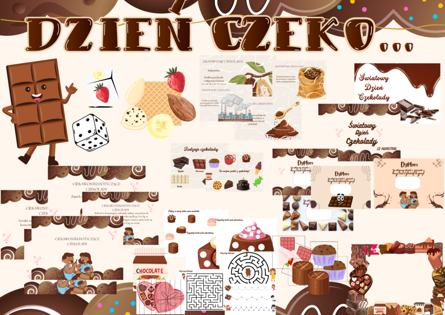🎉 Pakiet pomocy na Dzień Czekolady! 🍫🎈
