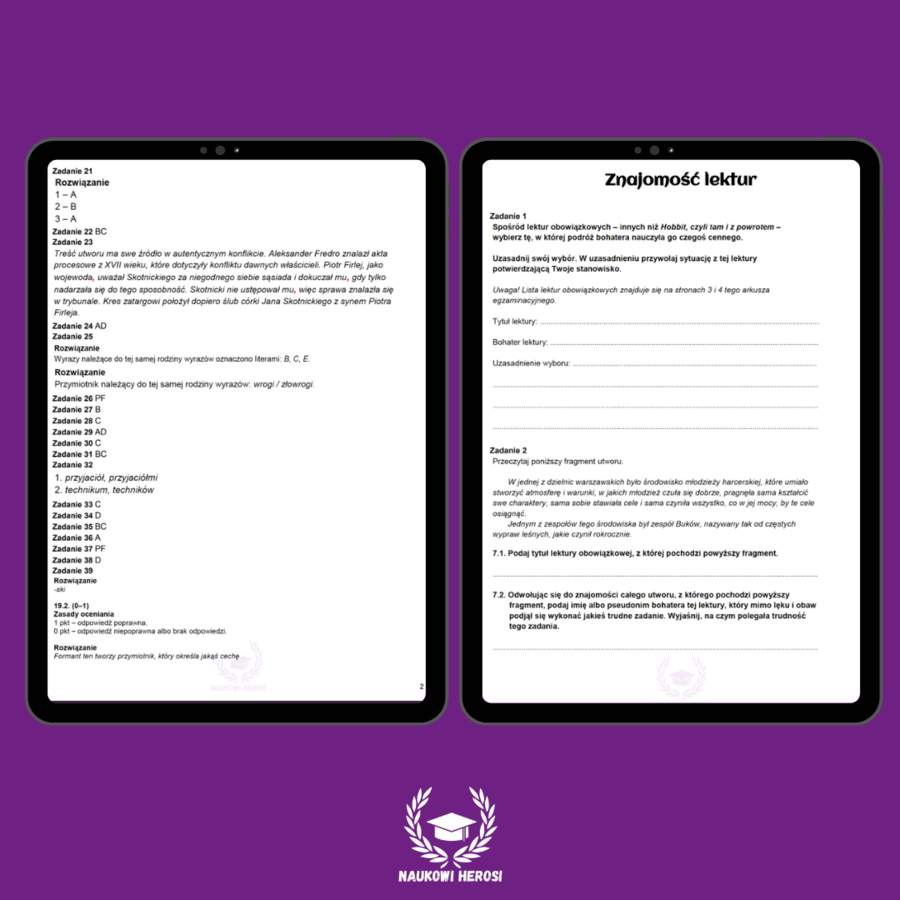 Zbiór zadań 8-klasisty - Polski