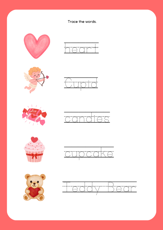 Valentine’s Day Activity Pack – karty pracy na Walentynki | Język angielski | SP 1–3  (wykreślanka, krzyzówka, liczenie i kolorowanie, labirynty, kodowanie i więcej!)