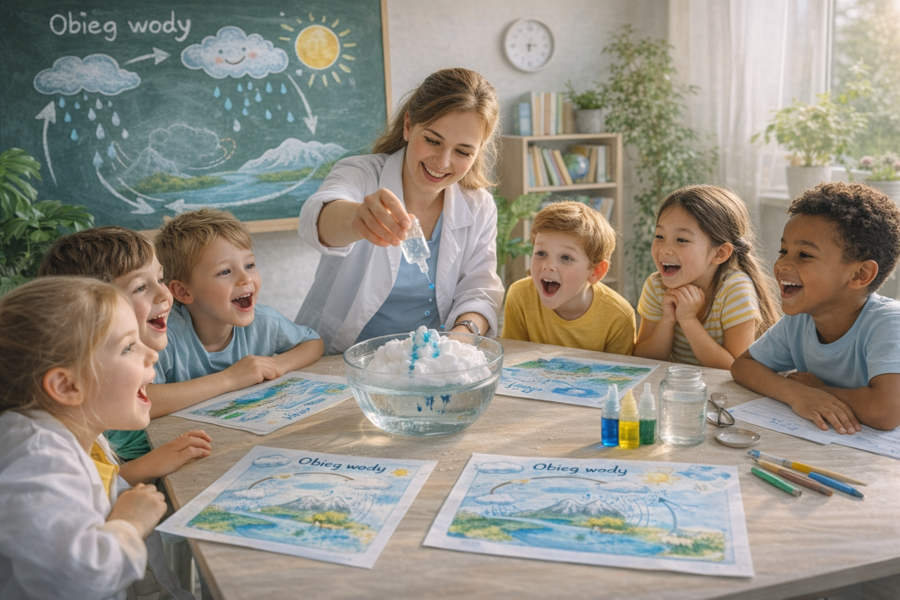 Karty pracy „Eksperymenty z deszczem”