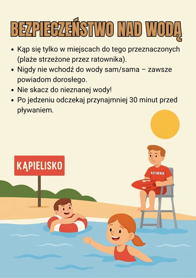 BEZPIECZNE WAKACJE - zestaw materiałów edukacyjnych