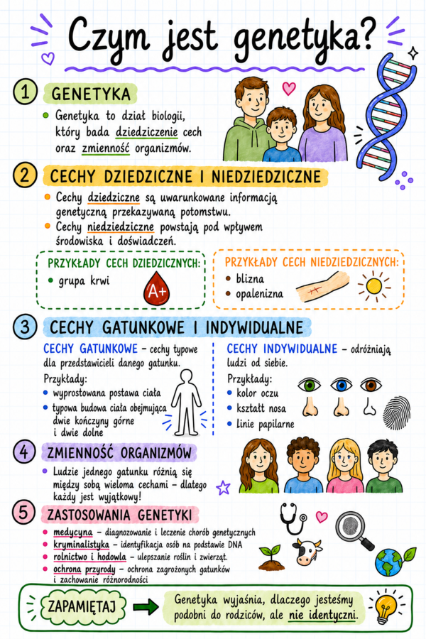 Notatki, które uczą – Biologia, klasa 8