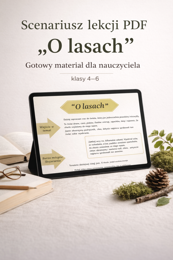 "O lasach". Ks. Jan Twardowski. Scenariusz lekcji