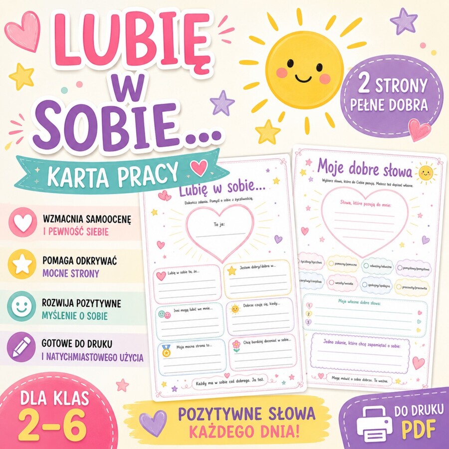 Zadanie. Lubię w sobie...