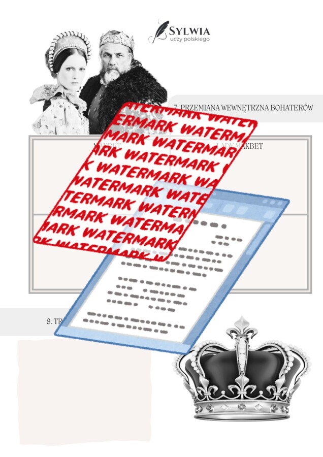 📒Notatnik maturalny "Makbet" William Szekspir