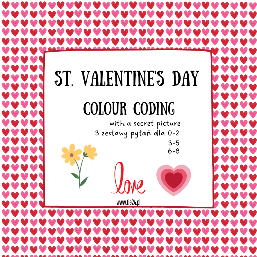 Valentine's Day - colour coding