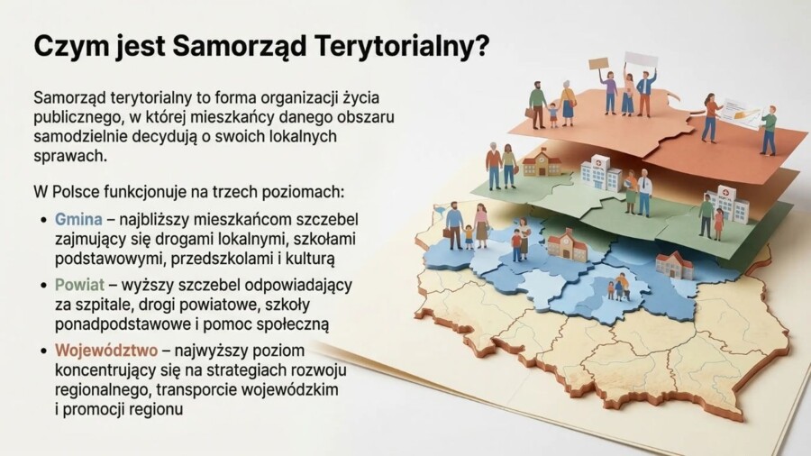 Edukacja obywatelska – prawa, obowiązki i funkcjonowanie państwa (gazetka szkolna / prezentacja edukacyjna)
