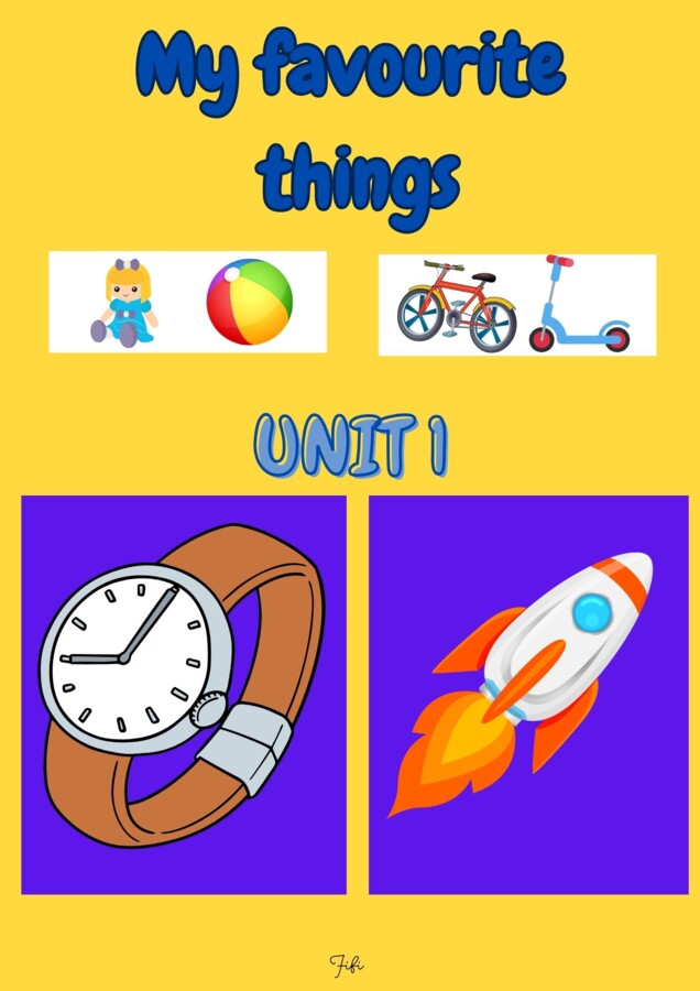 My Favourite things - New English Adventure 2 Unit 1