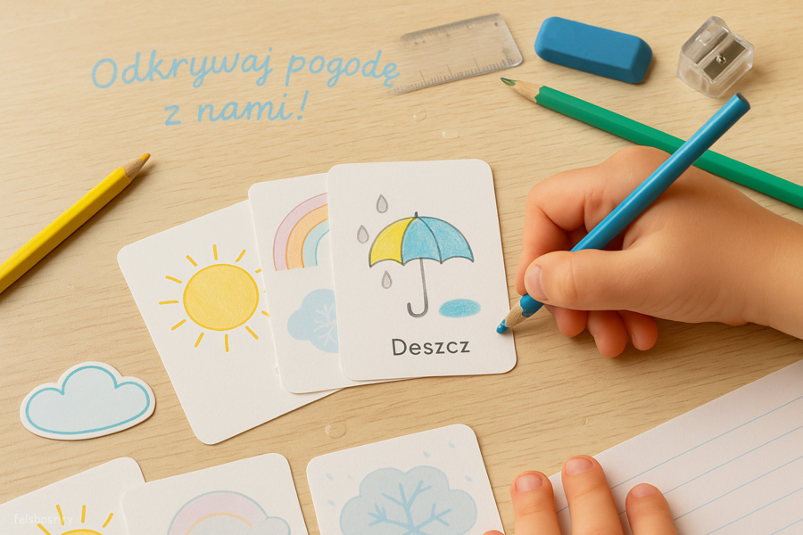 Zestaw kart pracy „Pogoda w obrazkach”
