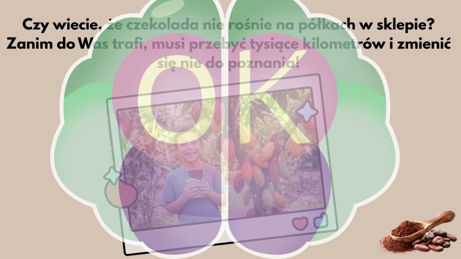 Skąd się bierze czekolada? – Wielka Podróż do Świata Kakao (56 slajdów)