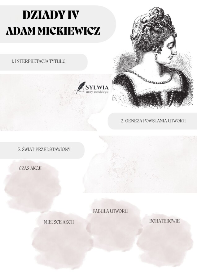 📒Notatnik maturalny "Dziady cz. IV" Adam Mickiewicz