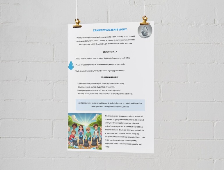 Infografiki o zagrożeniach środowiskowych