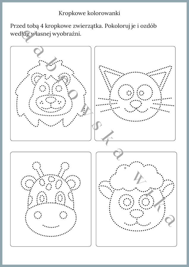 Dzień Kropki - Kropkowe Kolorowanki