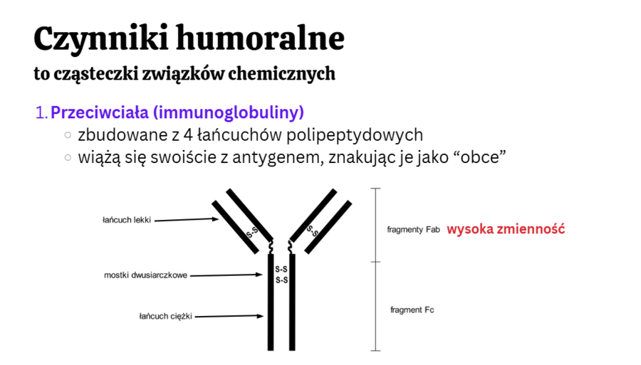 Budowa i funkcje układu odpornościowego 3 KLASA ROZSZERZENIE BIOLOGIA