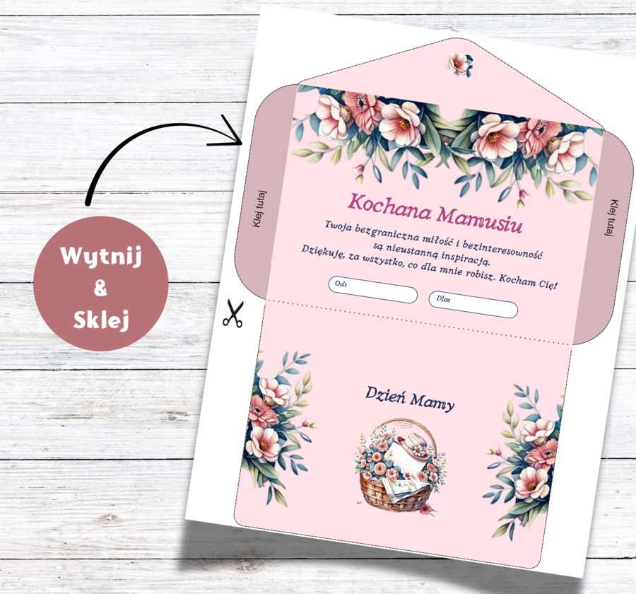 Zestaw na Dzień Mamy : Zaproszenie na dzień Mamy, Kartki na dzień mamy, Certyfikat dla Mamy, Kotyliony dla Mamy ❤️