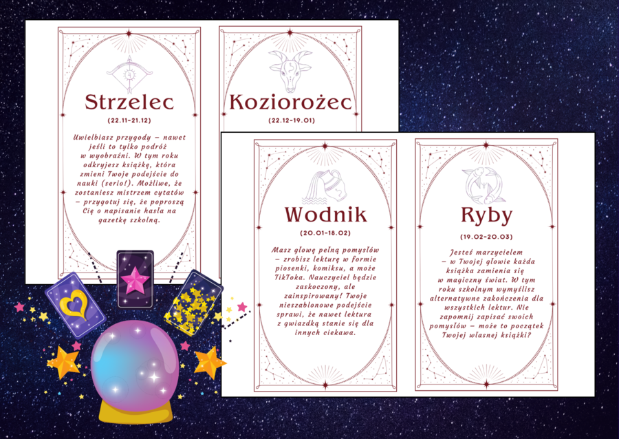 📚🔮 KSIĄŻKOWY HOROSKOP na Nowy Rok lub nowy rok szkolny 🔮📚
