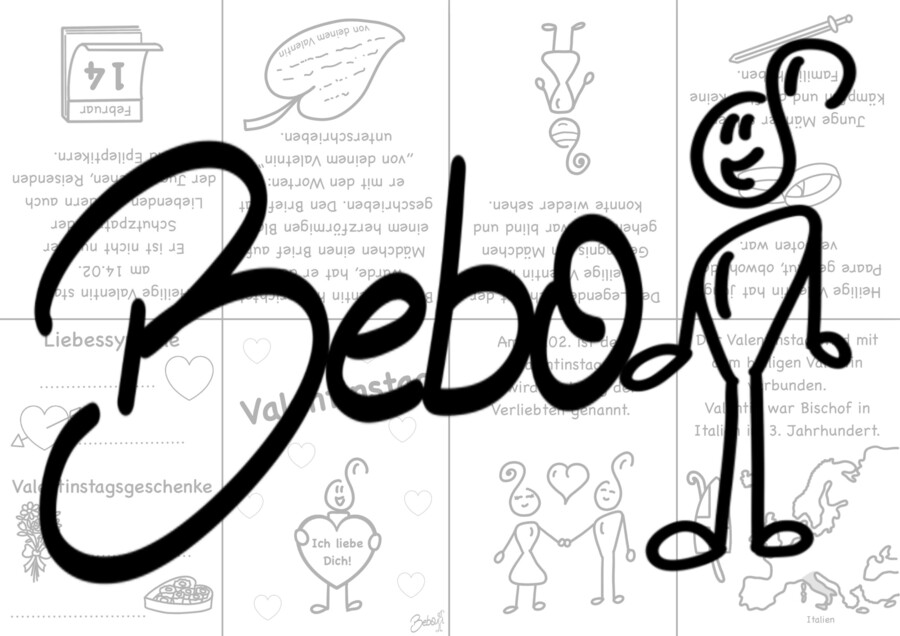 Valentinstag Minibuch