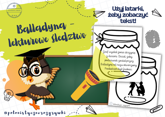 Balladyna. Lekturowe śledztwo. Prawda czy fałsz?