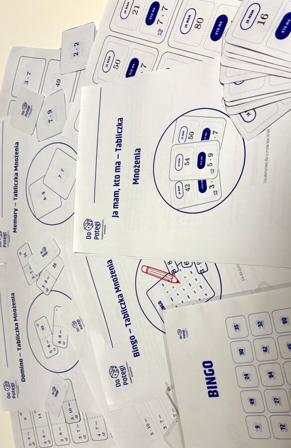 Pakiet 4 gier – Tabliczka mnożenia