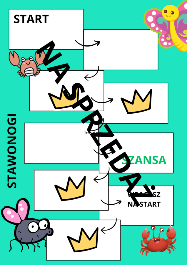 Gra planszowa Wspólne cechy stawonogów