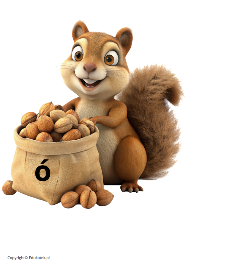 Ortografia z wiewiórką – dekoracja i utrwalenie