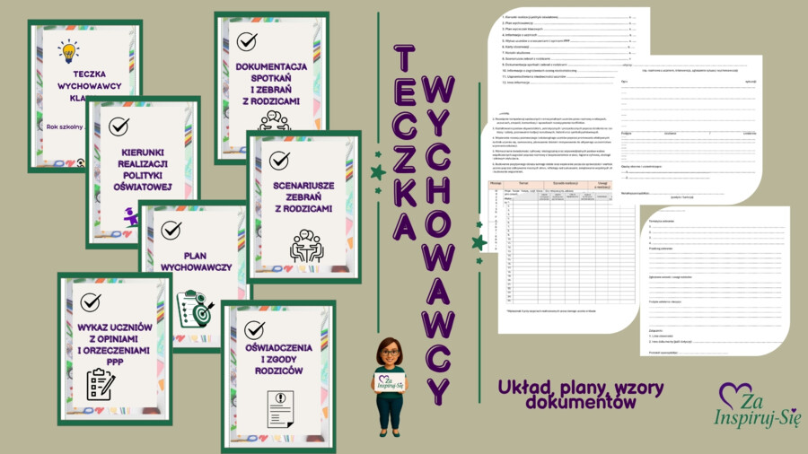 Wychowawca na start- scenariusz , karty pracy, teczka wychowawcy