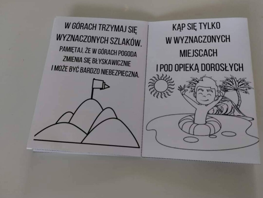Książeczka do kolorowania Bezpieczne Wakacje