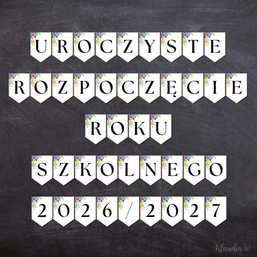Uroczyste Rozpoczęcie Roku Szkolnego 2026/2027 - girlanda