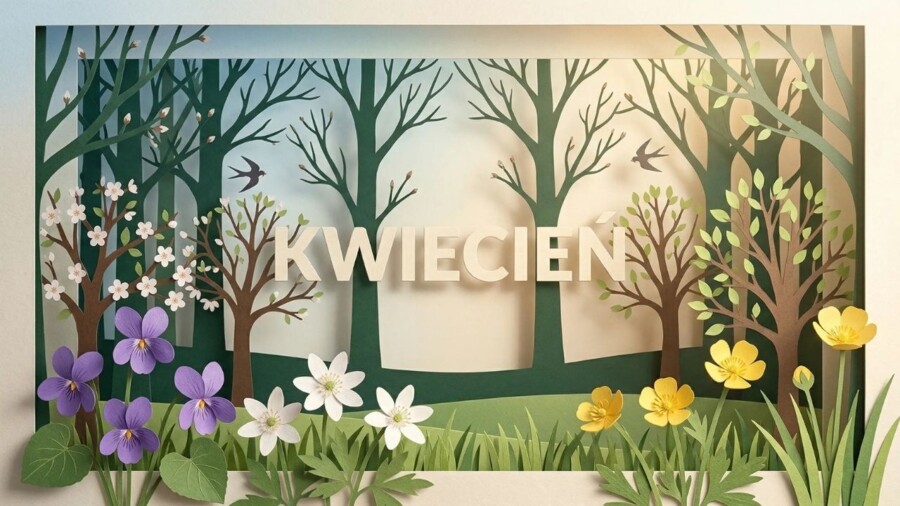 Kwiecień - gazetka/prezentacja/20 plansz