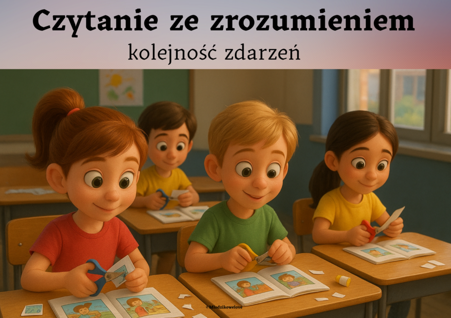 Czytanie ze zrozumieniem- kolejność zdarzeń