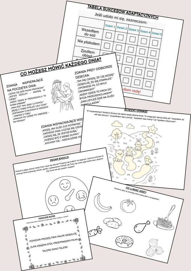 PAKIET ADAPTACYJNY „Pierwsze Kroki w Przedszkolu”