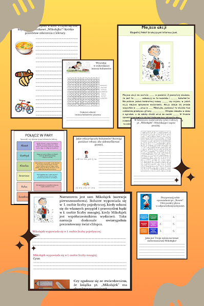 Odkryj ,,Mikołajka" na nowo. Stacje zadaniowe na lekcji poświęconej lekturze.