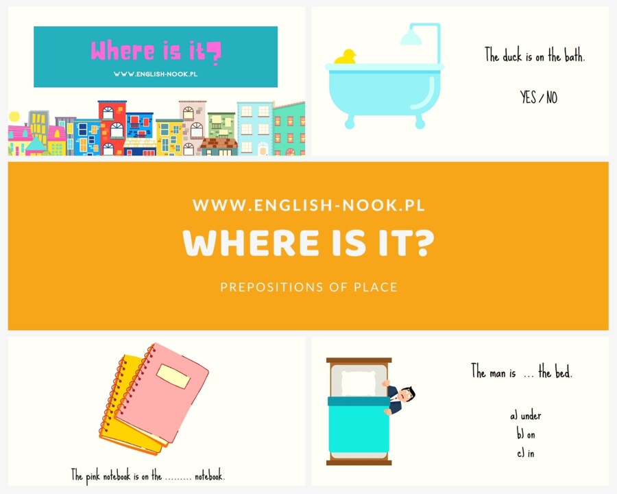 Angielski. Przyimki miejsca