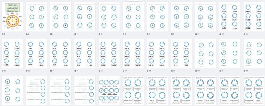 ZEGARY -odczytywanie godzin