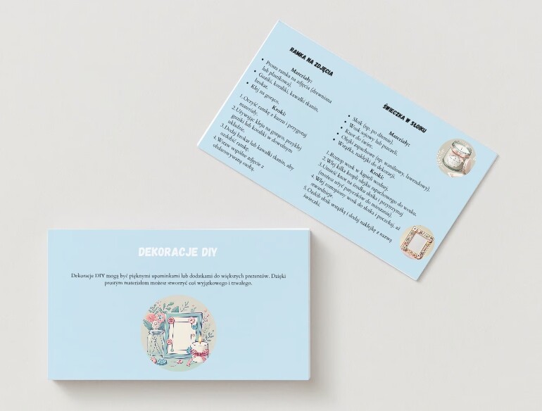 Pomysły na prezenty DIY