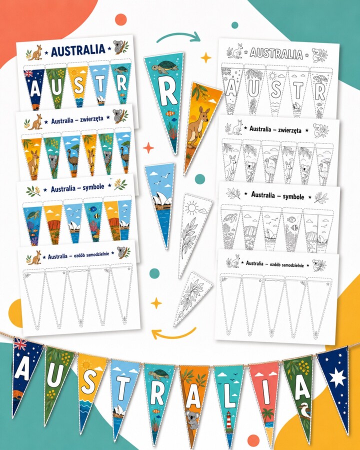 Girlanda australijska do klasy